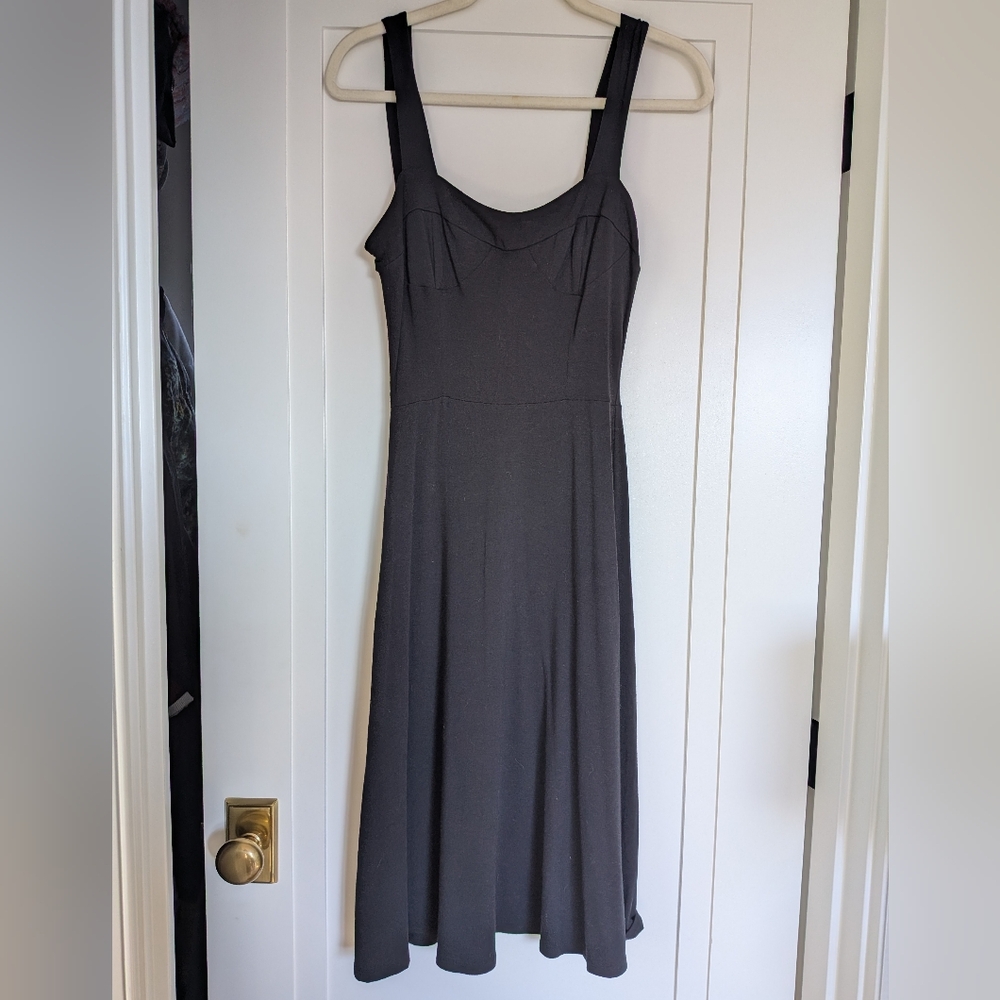 Amour Vert Black A Line Bustier Dress - Size Small